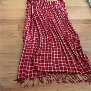 Plaid light weight scarf / perfect for fall!